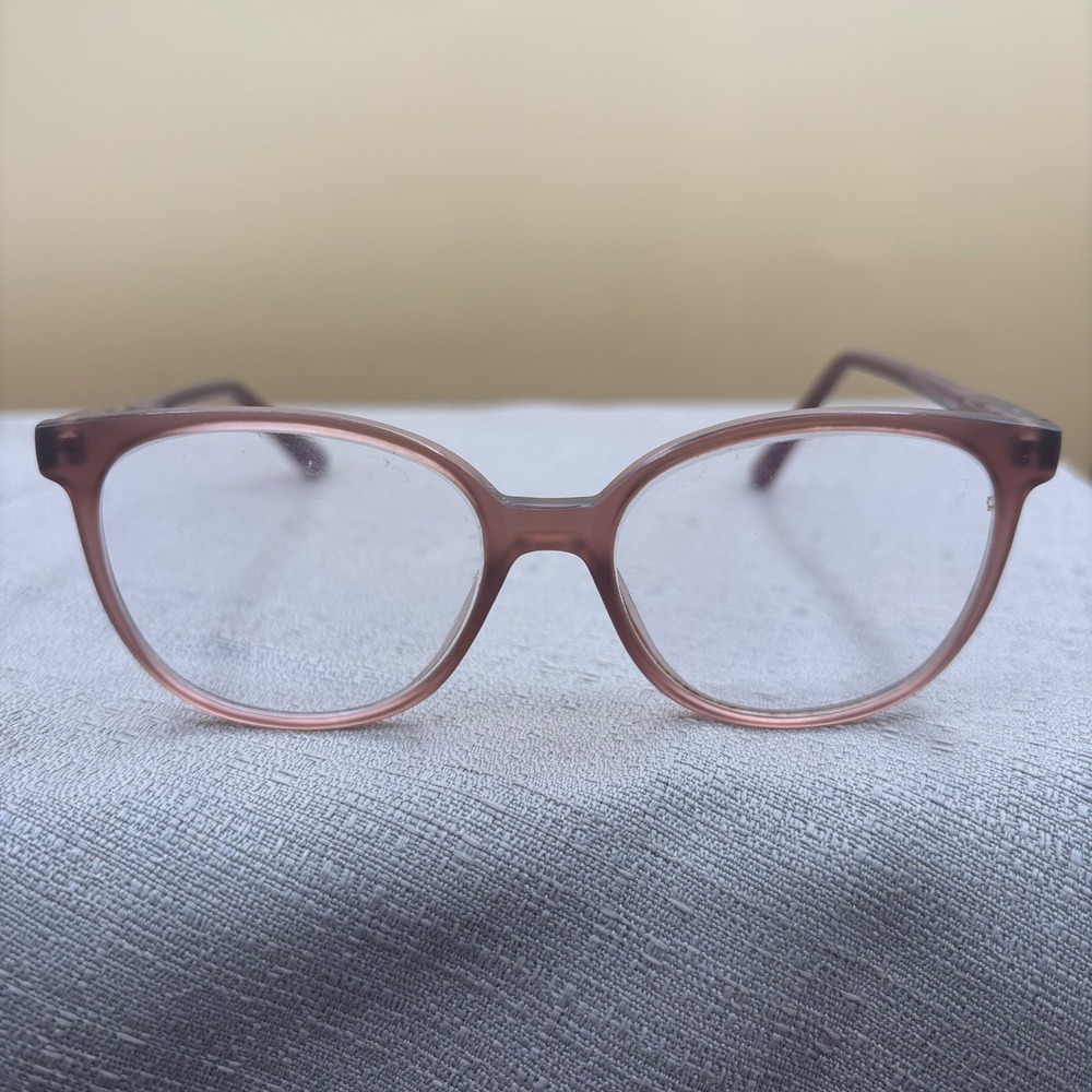 Enhance Rose Eyeglass Frames Women Medium Mauve Pink Excellent Dark Academia